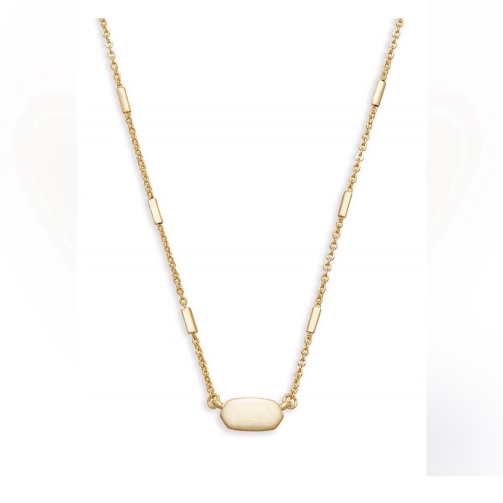 KENDRA SCOTT‎ FERN NECKLACE - GOLD NEW - Picture 6 of 10